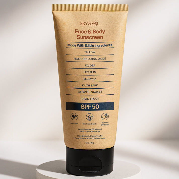 Sky and Sol Face and Body Sunscreen SPF 50