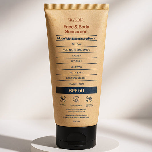 Sky and Sol Face and Body Sunscreen SPF 50